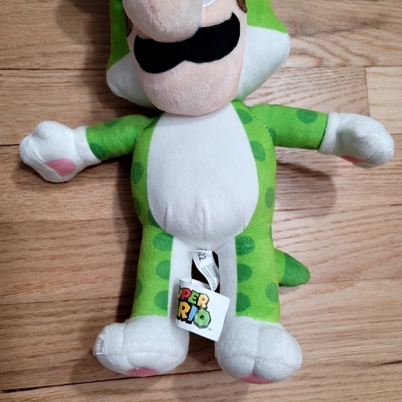 Luigi Frog Costume Plus Nintendo Green Super Mario Dotted Spotted - Picture 3 of 9